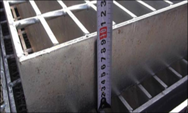 Heavy duty iron grating panel