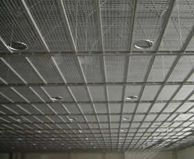 light duty steel grating- application as celling