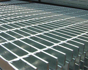 Standard Steel Grating, Open Bar Design for Trailer Tread Plates